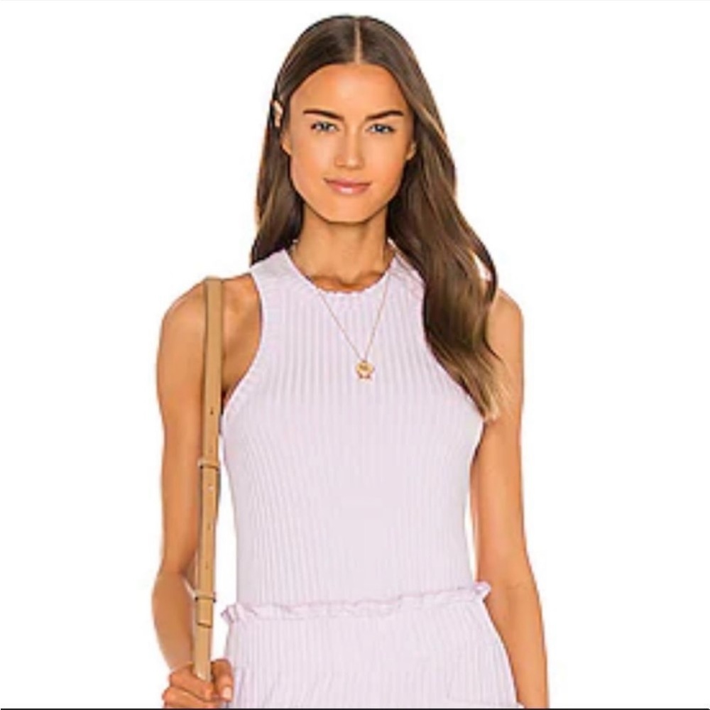 Free People Movement Blissed Out Tank - Dew Berry - Size M